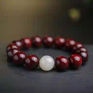 木盛缘 高油高密佛珠圆珠 小叶紫檀 手串 男女同款情侣款