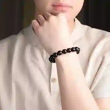 木盛缘 高油密老料金星 小叶紫檀 手串 男女同款情侣款