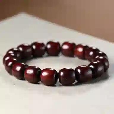 木盛缘 高油密桶珠 木作 手串 男女同款情侣款 血檀
