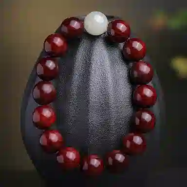 木盛缘 高油高密佛珠圆珠 小叶紫檀 手串 男女同款情侣款