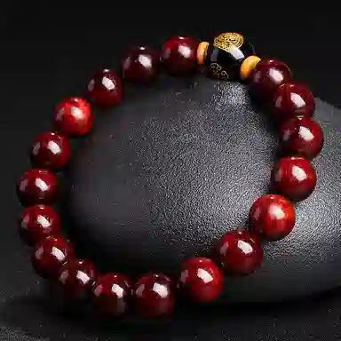 木盛缘 本命年转运十二生肖八大守护神招财纳福财源滚滚诸事顺遂有钱花 小叶紫檀 手串 男女同款情侣款