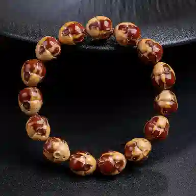 木盛缘 【招财鼠 鼠你有钱】#好运 紫金鼠 手串 男女同款情侣款