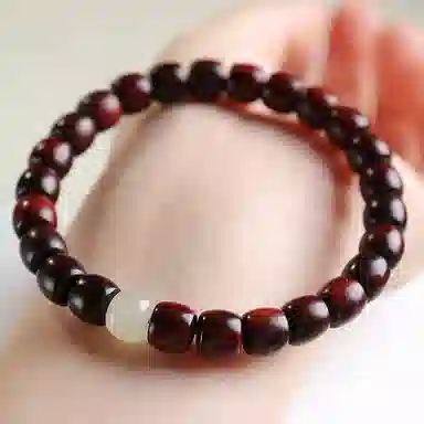 木盛缘 【紫气东来  帝王之木 】 紫檀属 手链手串高油高密转运配饰文玩好运转运 男女同款情侣款