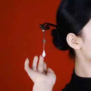 木盛缘 复古古风 木作 簪子 男女同款情侣款 血檀