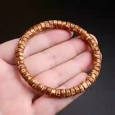 木盛缘 【暴力招财  与众不同】#好运实心药片念珠文玩 紫金鼠 手串 男女同款情侣款