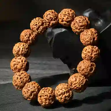 木盛缘 五瓣满肉佛珠 金刚菩提 手串 男女同款情侣款