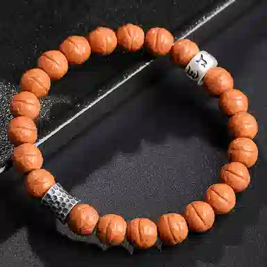 木盛缘 木饰文玩单圈手链 猴头核桃 手串 男女同款情侣款