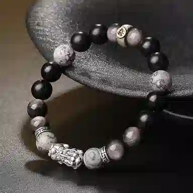 木盛缘 【八大守护神  招财纳福】 黑檀 手串 男女同款情侣款