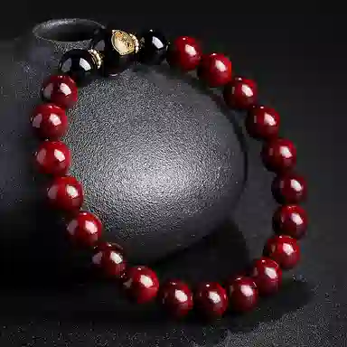 木盛缘 本命年转运十二生肖八大守护神招财纳福财源滚滚诸事顺遂有钱花 小叶紫檀 手串 男女同款情侣款