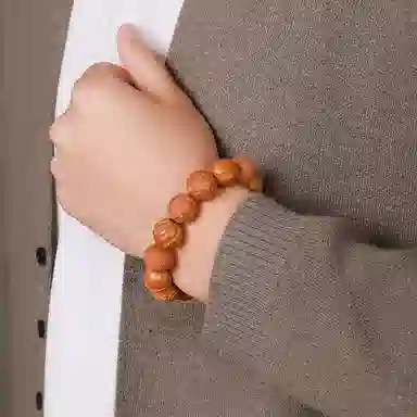 木盛缘 雕刻多宝佛珠单圈念珠文玩 猴头核桃 手串 男女同款情侣款