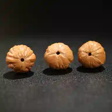 木盛缘 原生态双鳍南瓜单圈文玩 猴头核桃 手串 男女同款情侣款