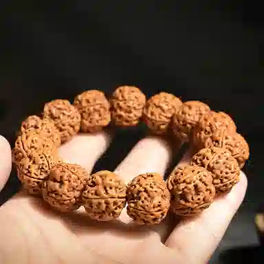 木盛缘 五瓣满肉佛珠 金刚菩提 手串 男女同款情侣款