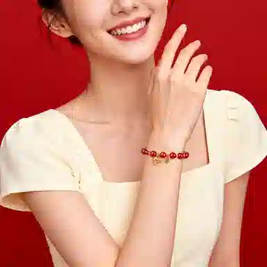 木盛缘 【马上有钱 暴富发财】#好运饰品 玛瑙 手串 女款