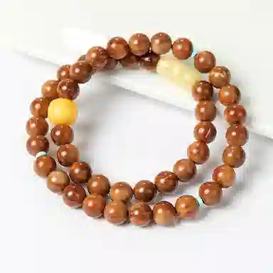 木盛缘 【变色大王盘玩解压利器】新中式国潮双圈叠戴转运盘玩绿松高油高密玉化文玩佛珠轻奢款好运 库克 菩提类手串 男女同款情侣款