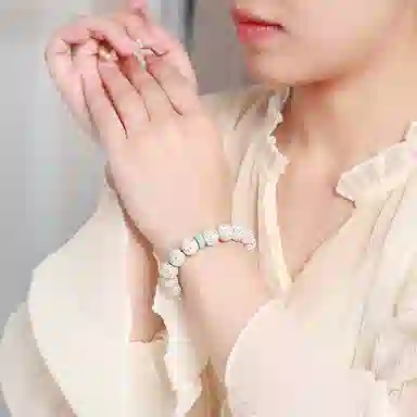 木盛缘 高密顺白 简约高级 星月菩提 手串 男女同款情侣款