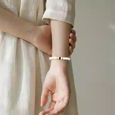 木盛缘 【心心相依】#好运上上签药片珠新中式长长久久 椰蒂 菩提闺蜜手链手串 男女同款情侣款