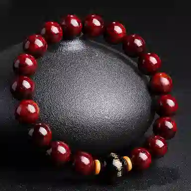 木盛缘 本命年转运十二生肖八大守护神招财纳福财源滚滚诸事顺遂有钱花 小叶紫檀 手串 男女同款情侣款