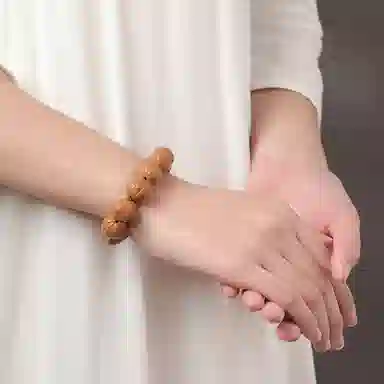 木盛缘 原生态双鳍南瓜单圈文玩 猴头核桃 手串 男女同款情侣款