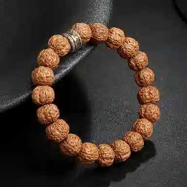 木盛缘 【树王爆肉  护身符】五瓣双龙木饰转运考试考研考公上岸文玩#好运 金刚菩提 手串 男女同款情侣款