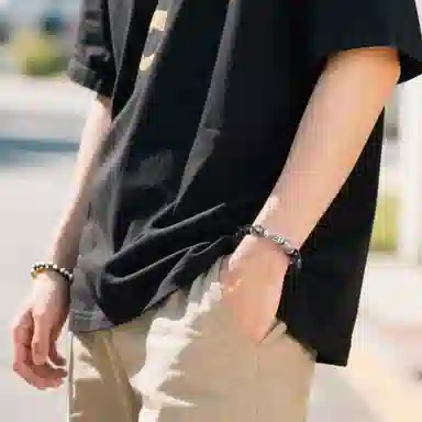 木盛缘 【八大守护神  招财纳福】 黑檀 手串 男女同款情侣款