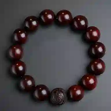 木盛缘 高油高密佛珠 小叶紫檀 手串 男女同款情侣款