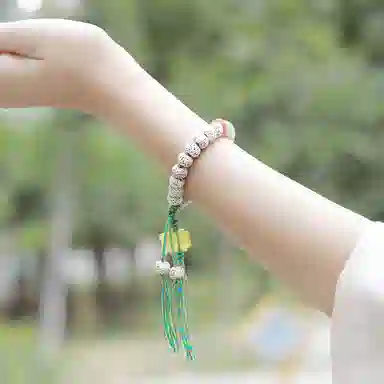 木盛缘 【可爱小熊  算盘珠】 星月菩提 手串 女款