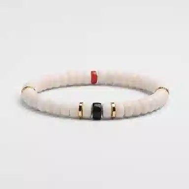 木盛缘 【心心相依】#好运上上签药片珠新中式长长久久 椰蒂 菩提闺蜜手链手串 男女同款情侣款