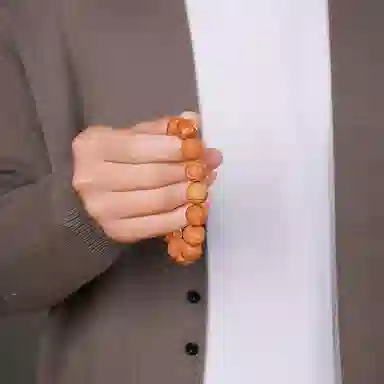 木盛缘 雕刻多宝佛珠单圈念珠文玩 猴头核桃 手串 男女同款情侣款