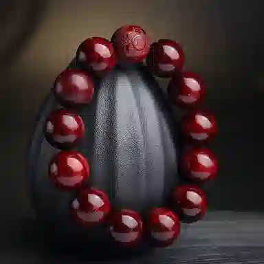 木盛缘 高油高密佛珠 小叶紫檀 手串 男女同款情侣款