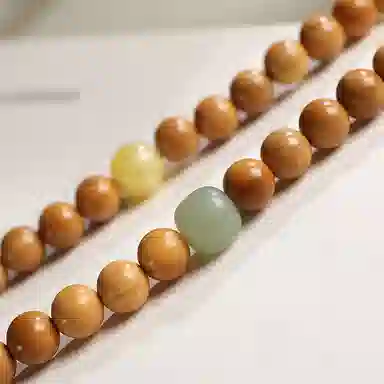 木盛缘 【上岸有钱花】精品高抛光珠招财纳福转运佛珠文玩盘串国潮百搭#好运 库克 手串 男女同款情侣款