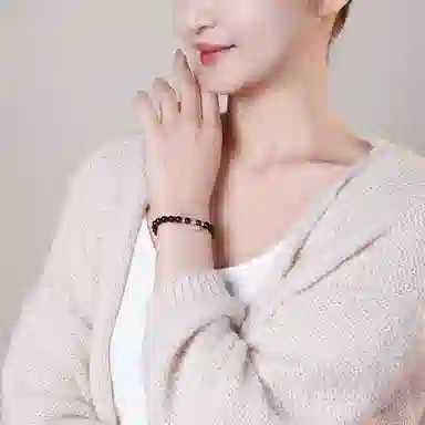 木盛缘 一步一响铃铛 黑檀 手串 女款