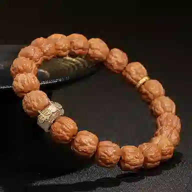 木盛缘 复古文艺小众设计 猴头核桃 手串 男女同款情侣款