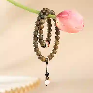 木盛缘 【福运招财  生肖守护】高油密老料八大守护神佛珠文玩 绿檀 手串 男女同款情侣款