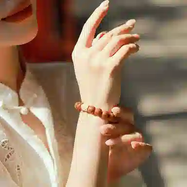 木盛缘 【灵慧机敏  步步高升】#好运 猴头核桃 易盘玩上色快手串高油高密文玩手链小众设计款 男女同款情侣款