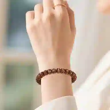 木盛缘 【搞钱必备解压盘玩】新中式国潮复古小众轻奢设计一线药师老型珠实心菩提子招财进宝单圈文玩好运 紫金鼠 手串 男女同款情侣款