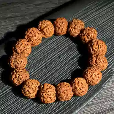 木盛缘 五瓣满肉佛珠 金刚菩提 手串 男女同款情侣款