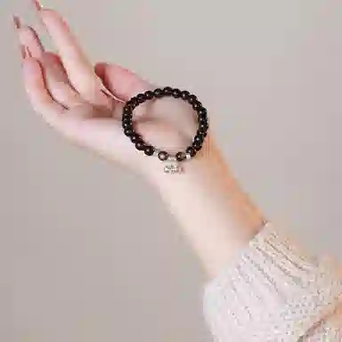 木盛缘 一步一响铃铛 黑檀 手串 女款