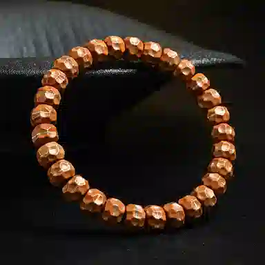 木盛缘 【好运多金  属你有钱】木饰镶嵌念珠文玩佛珠转运 紫金鼠 手串 男女同款情侣款