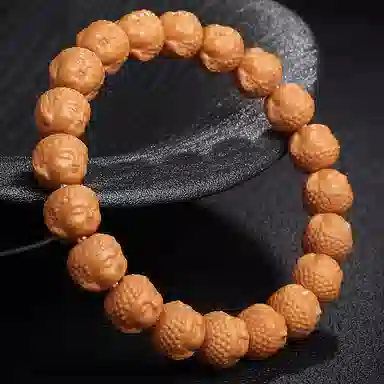 木盛缘 宝宝佛 佛珠单圈念珠文玩 猴头核桃 手串 男女同款情侣款