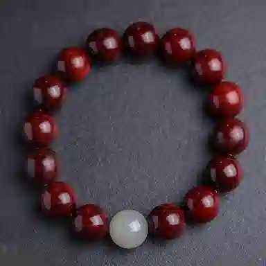 木盛缘 高油高密佛珠圆珠 小叶紫檀 手串 男女同款情侣款