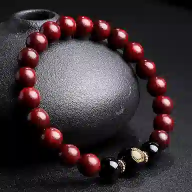 木盛缘 本命年转运十二生肖八大守护神招财纳福财源滚滚诸事顺遂有钱花 小叶紫檀 手串 男女同款情侣款