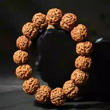 木盛缘 五瓣满肉佛珠 金刚菩提 手串 男女同款情侣款