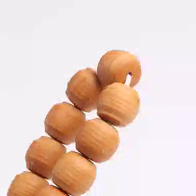 木盛缘 【金满仓  原皮原色  不泡药】#好运桶珠文玩佛珠单圈 猴头核桃 手串 男女同款情侣款