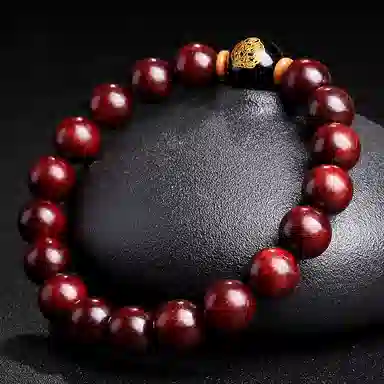 木盛缘 本命年转运十二生肖八大守护神招财纳福财源滚滚诸事顺遂有钱花 小叶紫檀 手串 男女同款情侣款