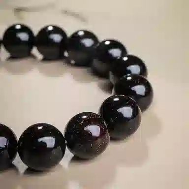 木盛缘 高油密老料金星 小叶紫檀 手串 男女同款情侣款