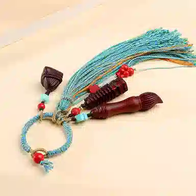 木盛缘 【金榜题名】【考研考试上岸】国潮新中式葫芦金榜题名文昌塔状元笔 紫檀属 把件 男女同款情侣款