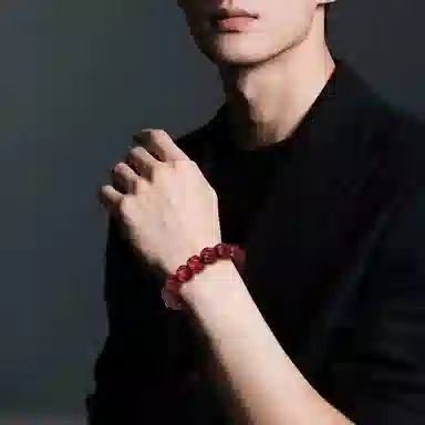 木盛缘 【精工雕刻   扭转乾坤】扭扭珠素串单圈文玩盘玩好运招米考研考试考公上岸 紫檀属 手串 男女同款情侣款