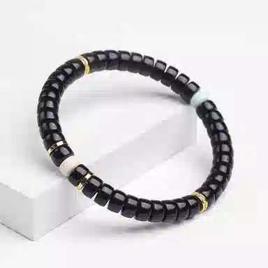 木盛缘 【心心相依】#好运上上签药片珠新中式长长久久 椰蒂 菩提闺蜜手链手串 男女同款情侣款