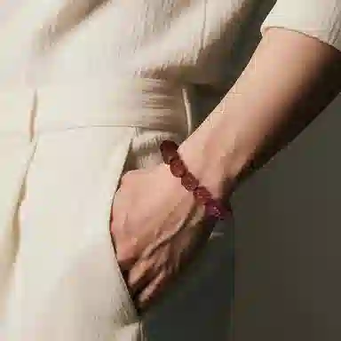 木盛缘 【精工雕刻  瑞兽貔貅  暴力吸金】单圈手链文玩盘玩好运与众不同本命年招米 紫檀属 手串 男女同款情侣款