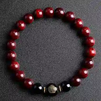 木盛缘 本命年转运十二生肖八大守护神招财纳福财源滚滚诸事顺遂有钱花 小叶紫檀 手串 男女同款情侣款